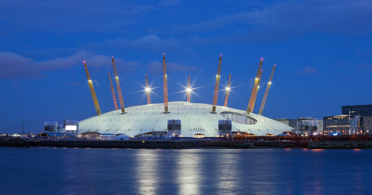 THE O2 ARENA: IKON HIBURAN MODERN LONDON