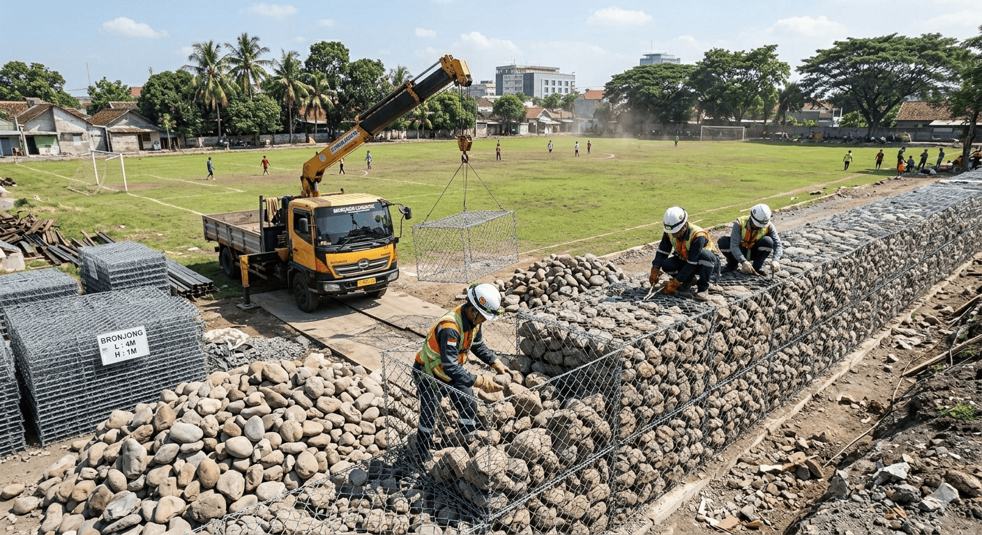 KEUNGGULAN BRONJONG DIBANDINGKAN DENGAN METODE PENAHAN TANAH LAINNYA